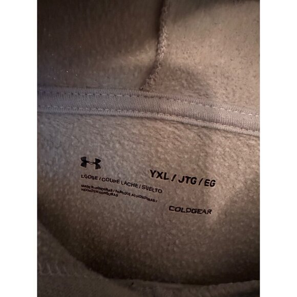 Under Armour light gray hoodie sweatshirt - Picture 3 of 4